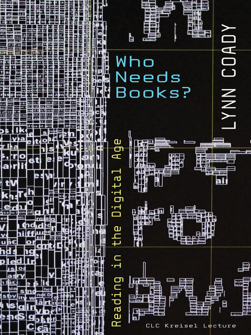 Title details for Who Needs Books? by Lynn Coady - Available
